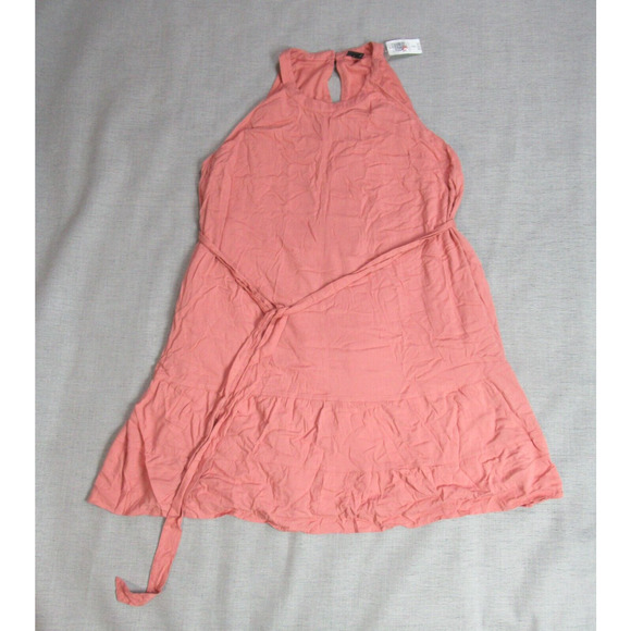 Torrid Dress Womens Size 4 Pink Blush Goddess Natural Woven Tiered Maxi Boho NWT - Picture 1 of 14